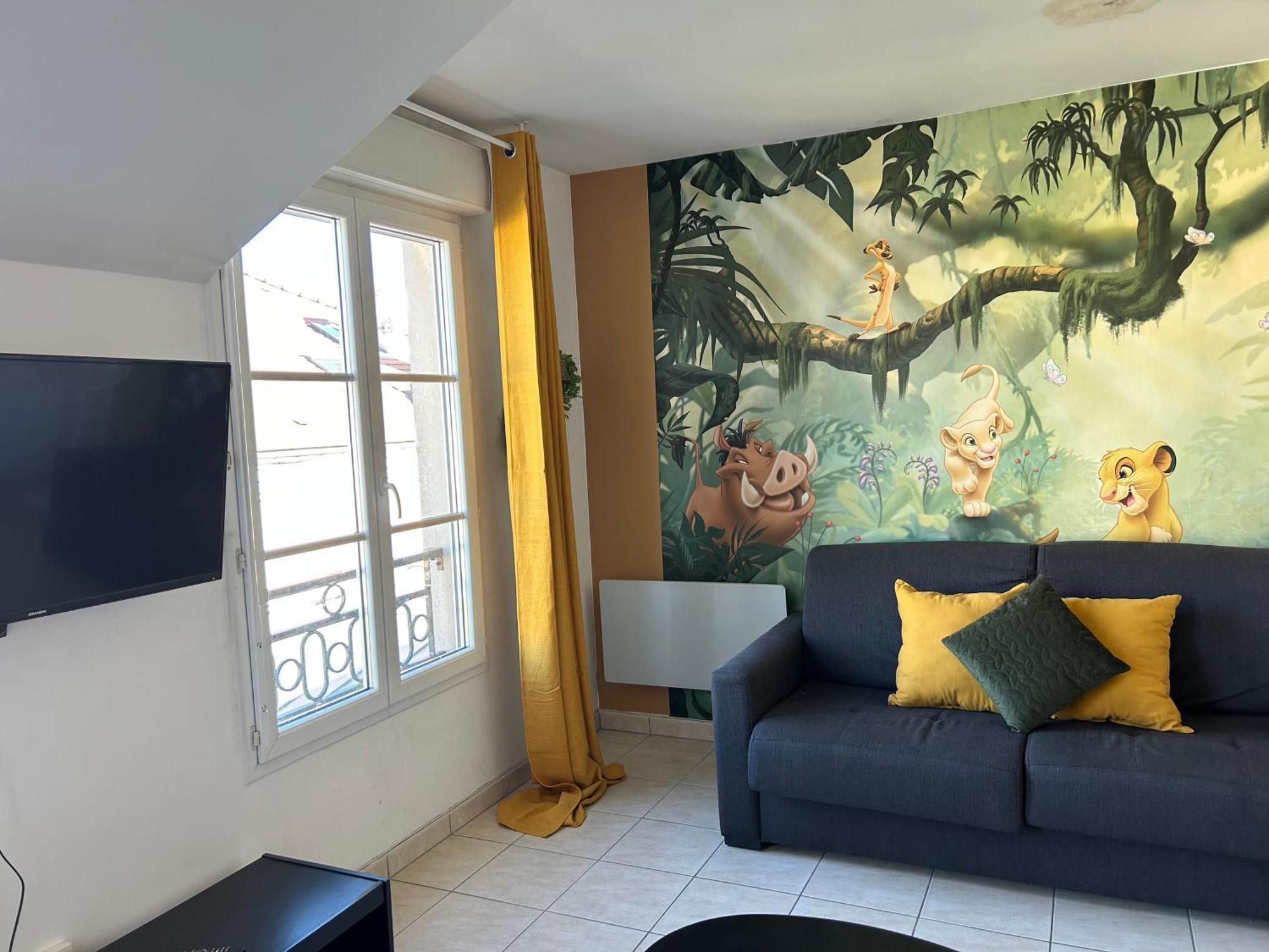 L'Appartement Du Roi Lion L 8 Pers L Proche De Disney Bussy-Saint-Georges Luaran gambar