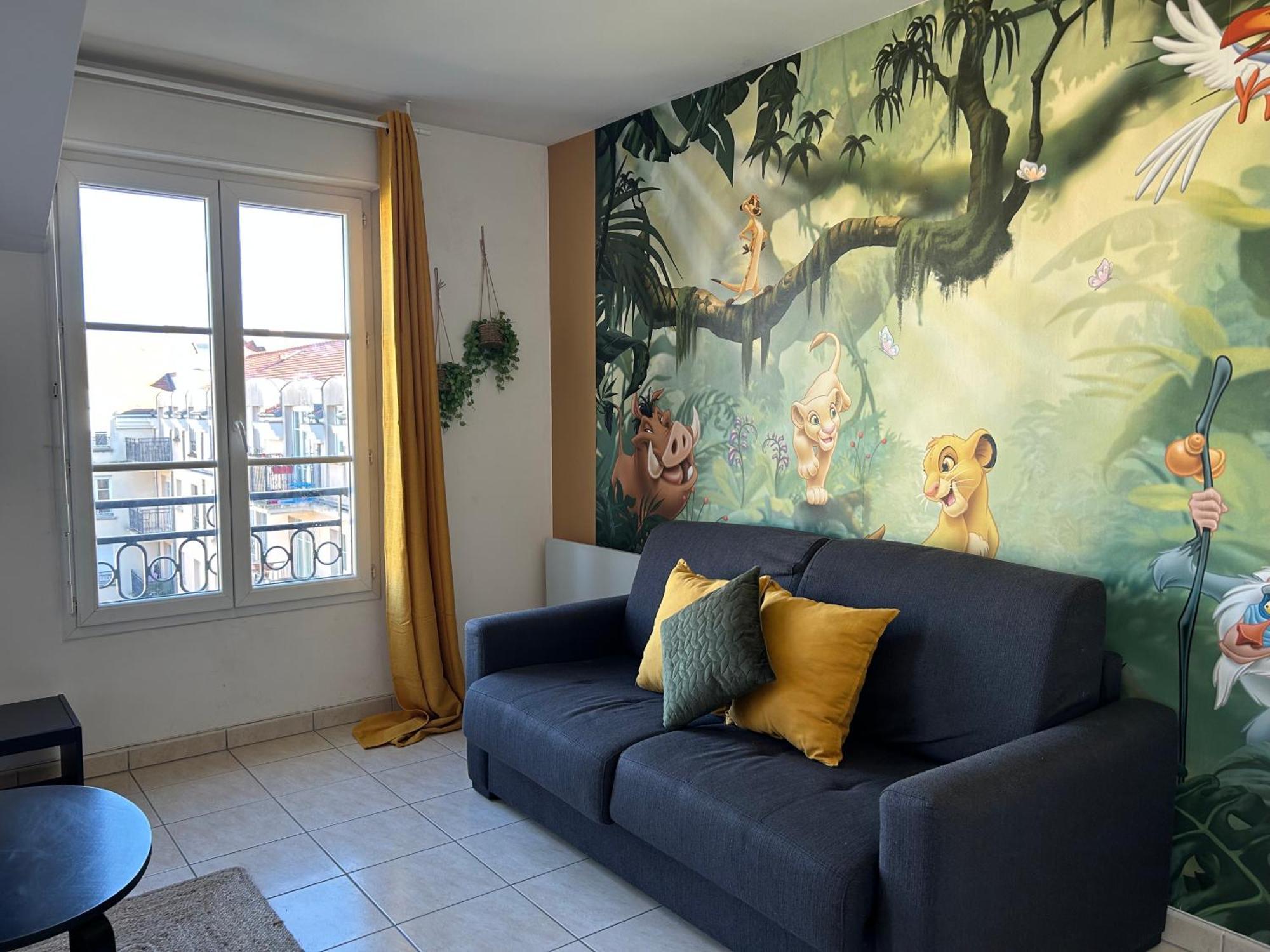 L'Appartement Du Roi Lion L 8 Pers L Proche De Disney Bussy-Saint-Georges Luaran gambar
